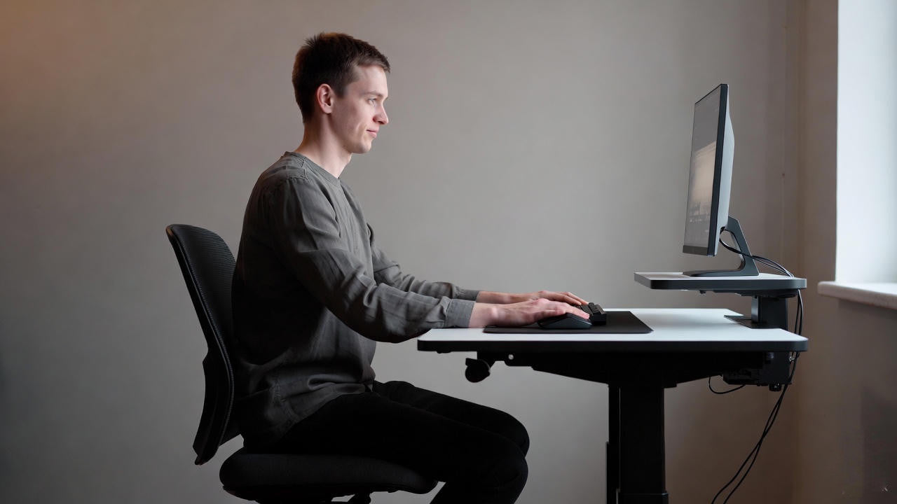 How to set up an adjustable desk correctly? A guide to an ergonomic working position