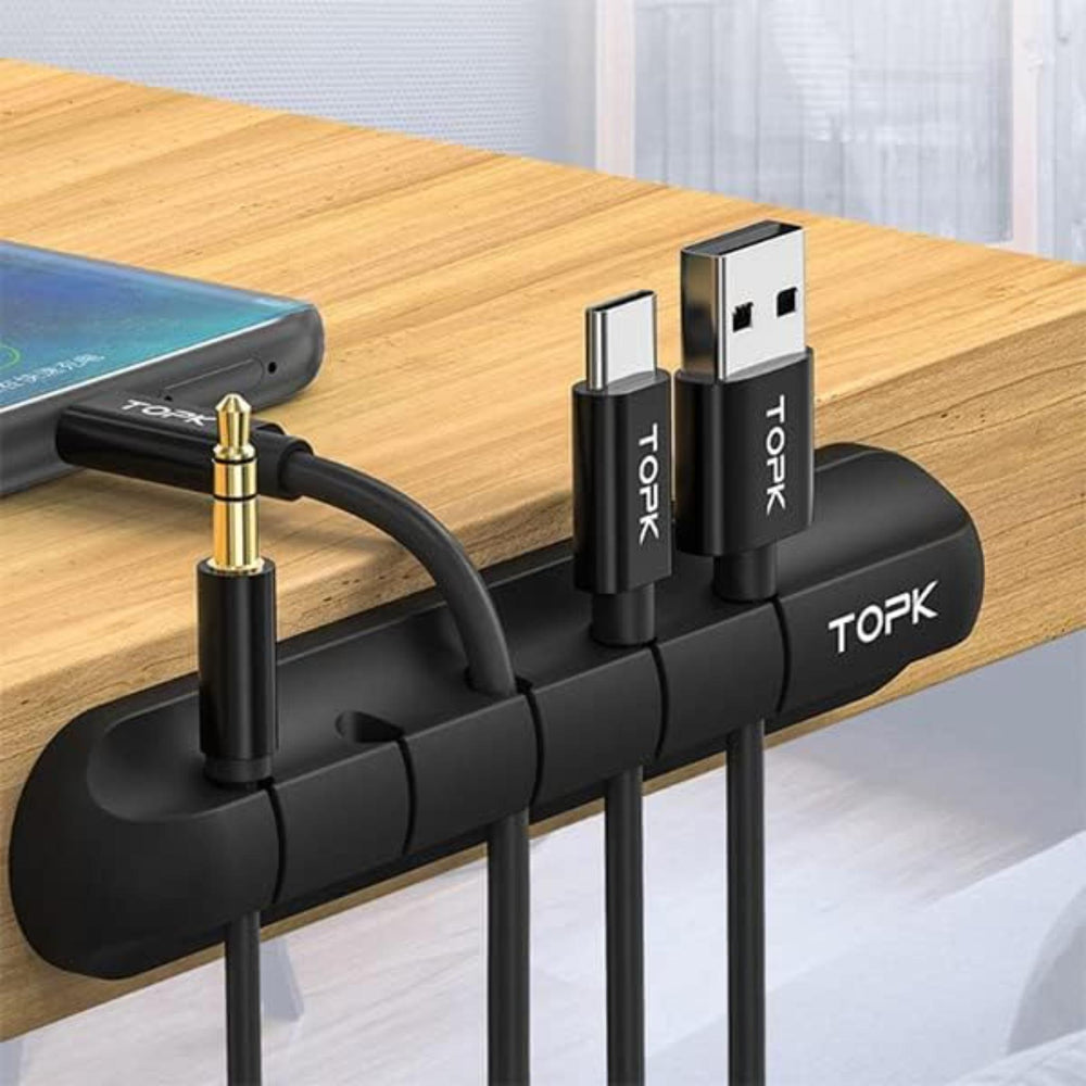 Cable organizer on a white background