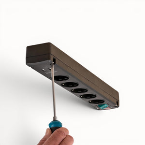 Under-desk power strip